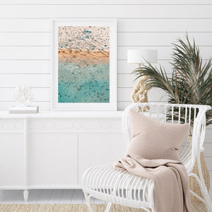 Bondi Summer Art Print-Print-Small-White Frame-Portrait-Through Our Lens