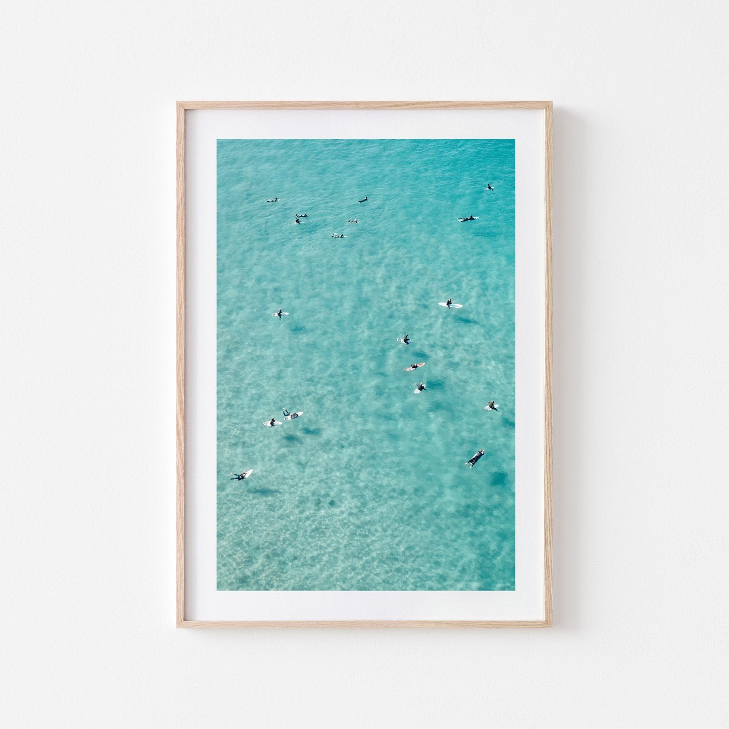 The Line Up Art Print-Print-Small-Oak Frame-Through Our Lens