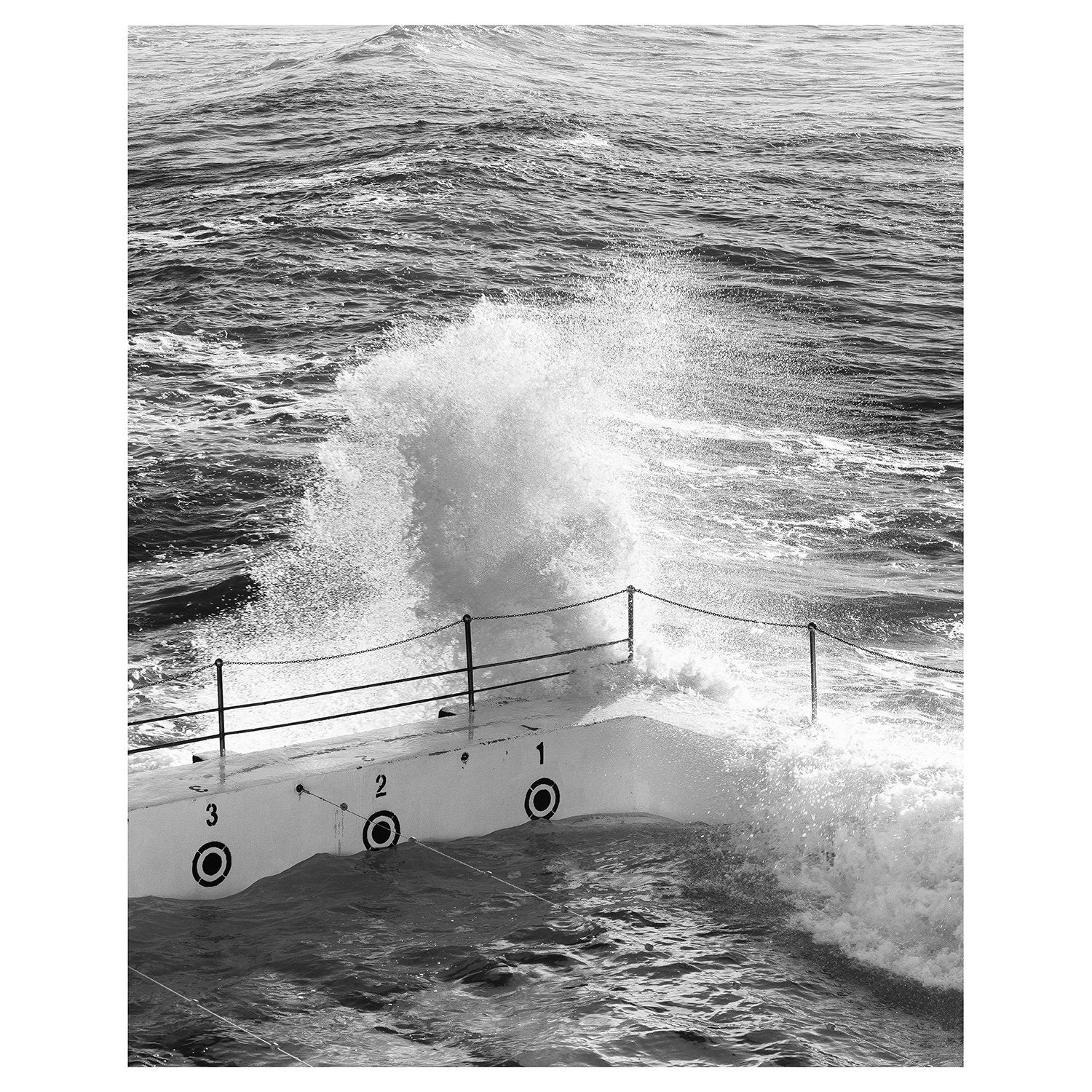 White Splash Wall Art Print-Print-Through Our Lens