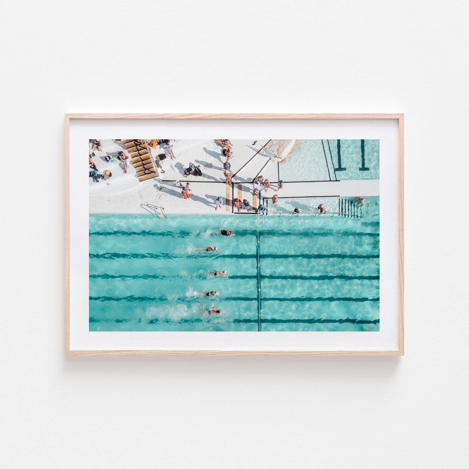 Sundays at Icebergs Art Print-Print-Small-Oak Frame-Landscape-Through Our Lens