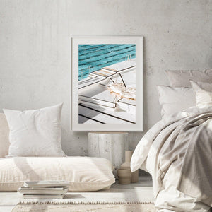 Half Full Art Print-Print-Small-White Frame-Through Our Lens