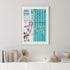 Sundays at Icebergs Art Print-Print-Small-White Frame-Portrait-Through Our Lens