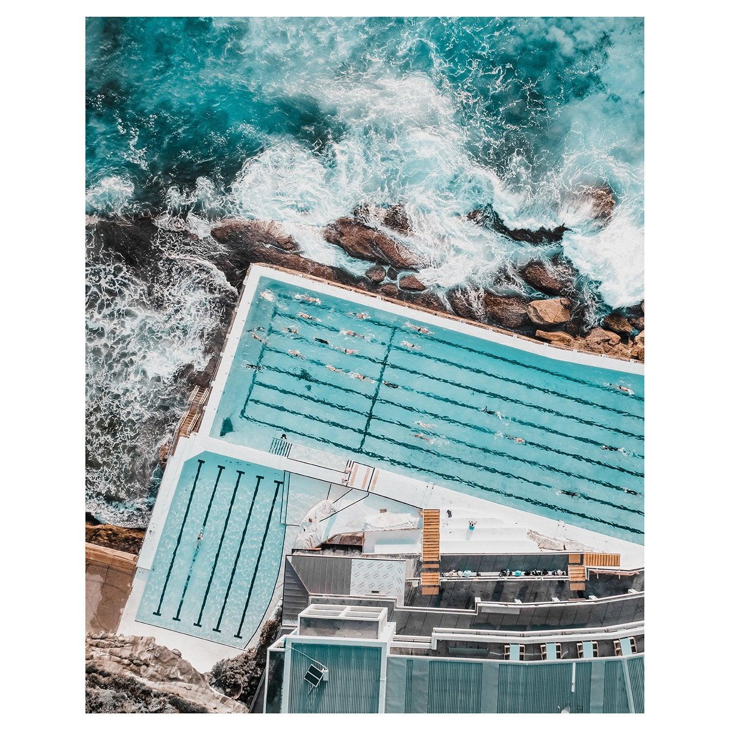 Icebergs Blues Art Print-Print-Through Our Lens