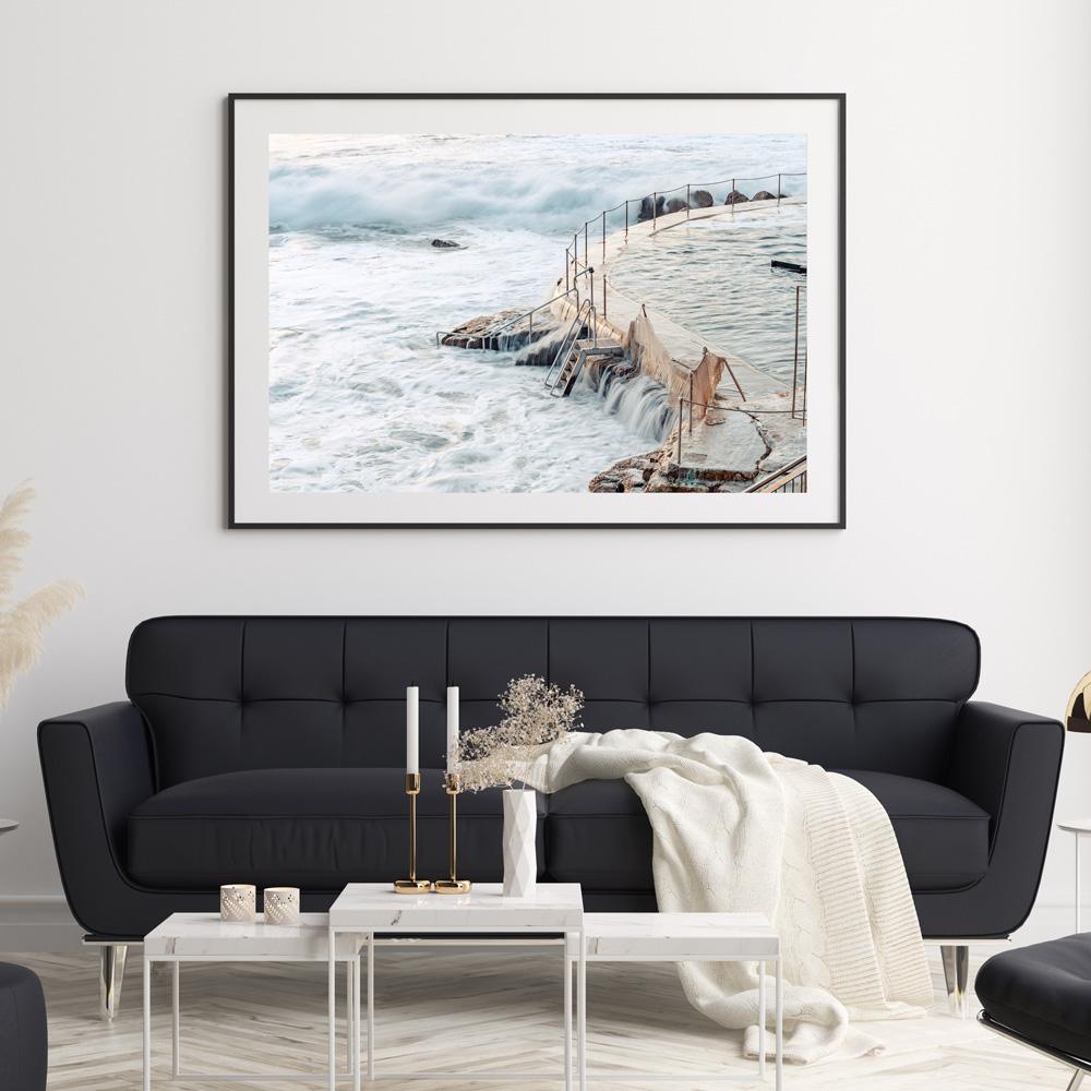 Bronte Flow Art Print-Print-Small-Black Frame-Through Our Lens
