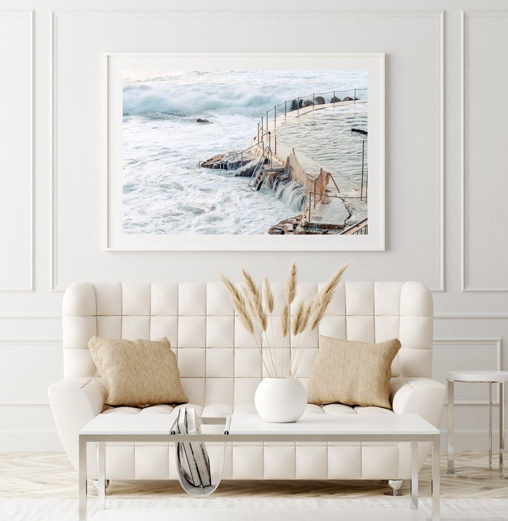 Bronte Flow Art Print-Print-Small-White Frame-Through Our Lens