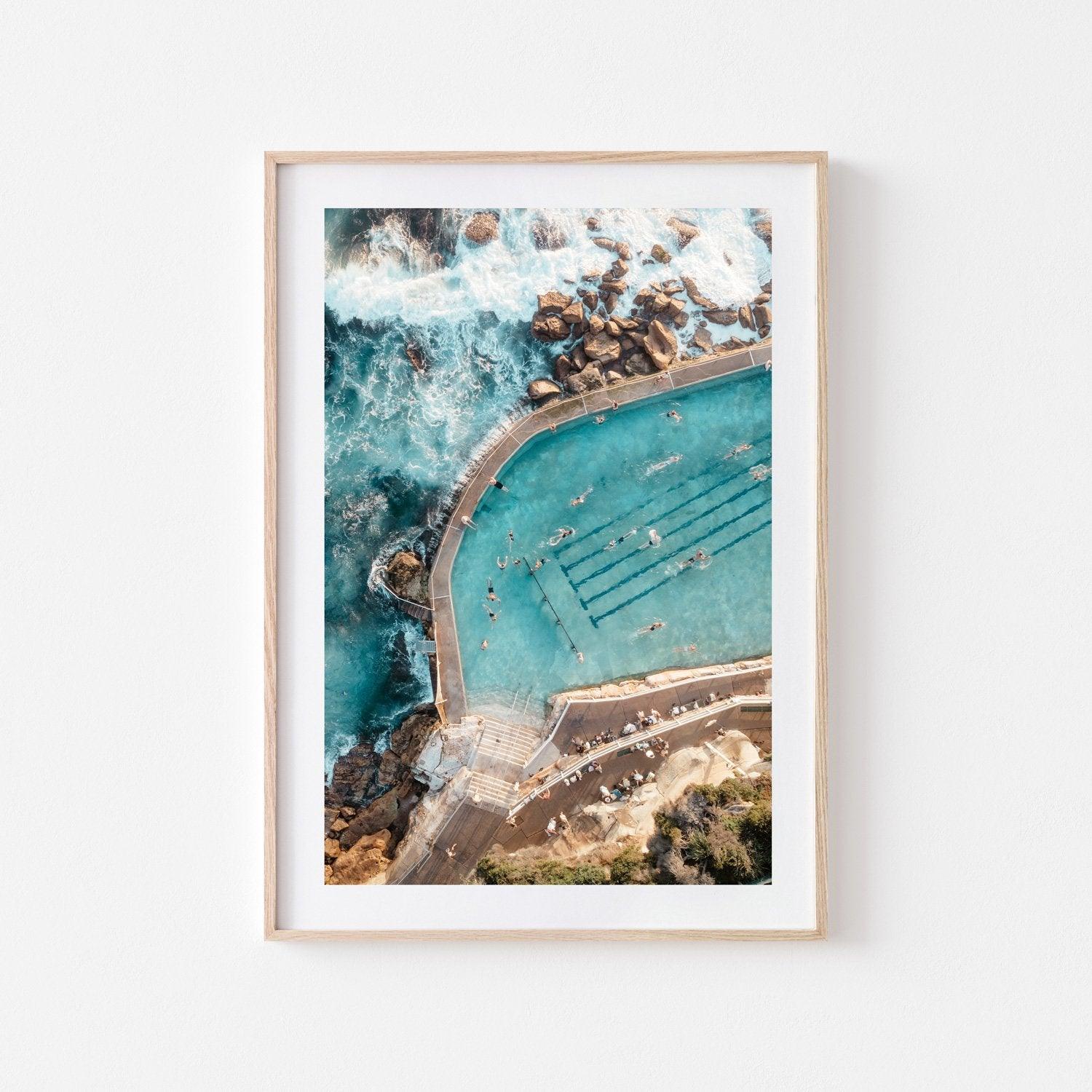 Serene Bronte Art Print-Print-Small-Oak Frame-Through Our Lens