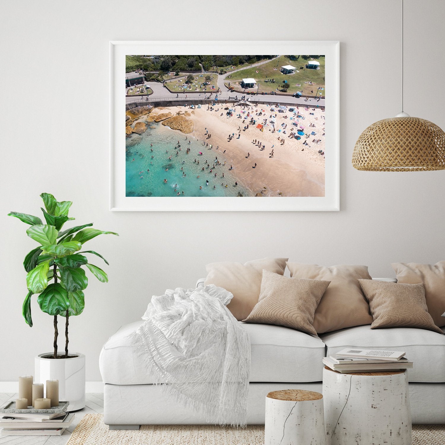 Sunny Bronte Art Print-Print-Small-White Frame-Through Our Lens