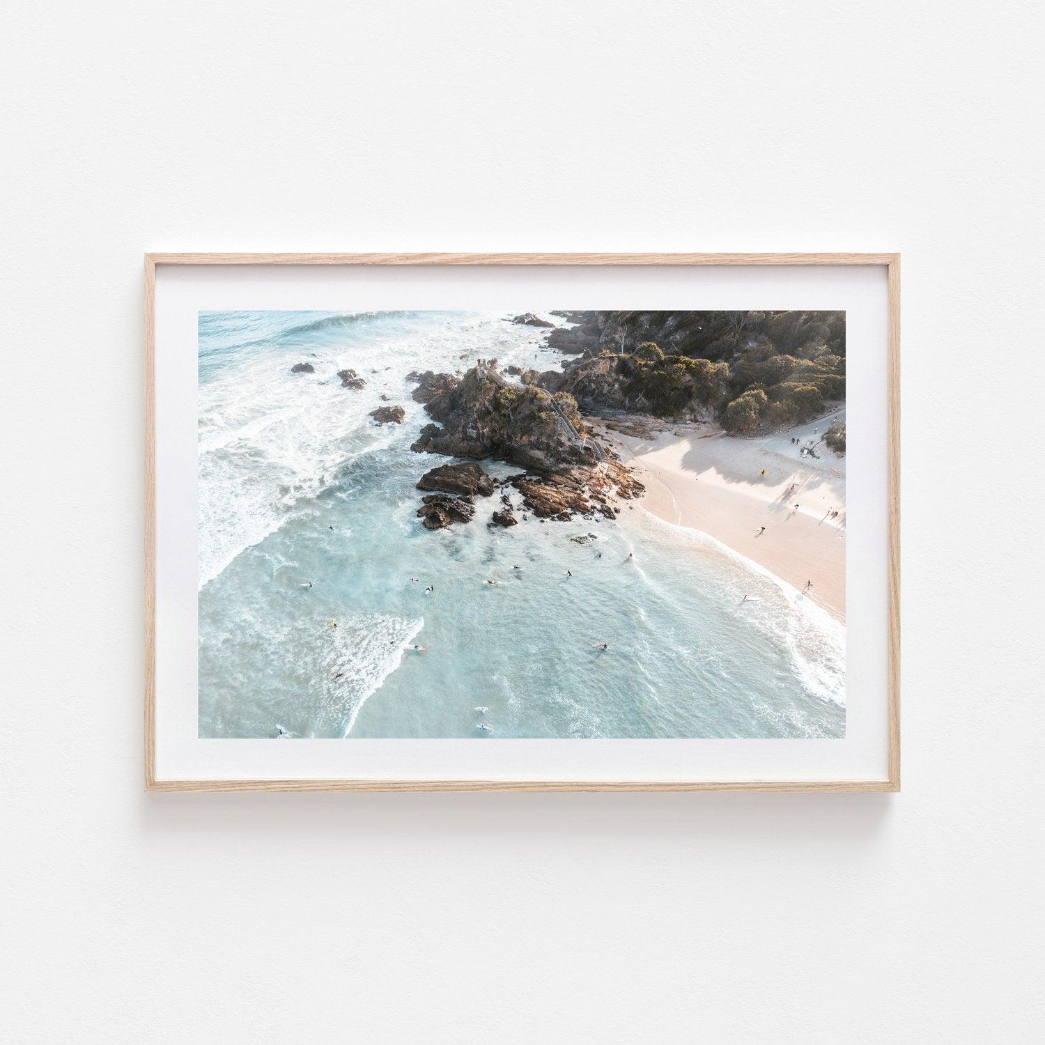 Serenity Art Print-Print-Small-Oak Frame-Landscape-Through Our Lens