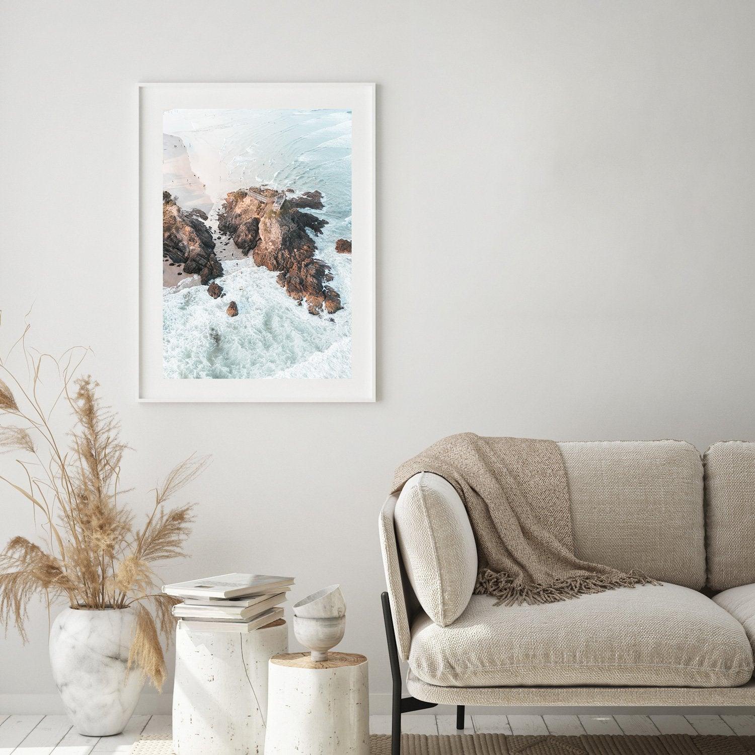 Byron Living Art Print-Print-Small-White Frame-Portrait-Through Our Lens