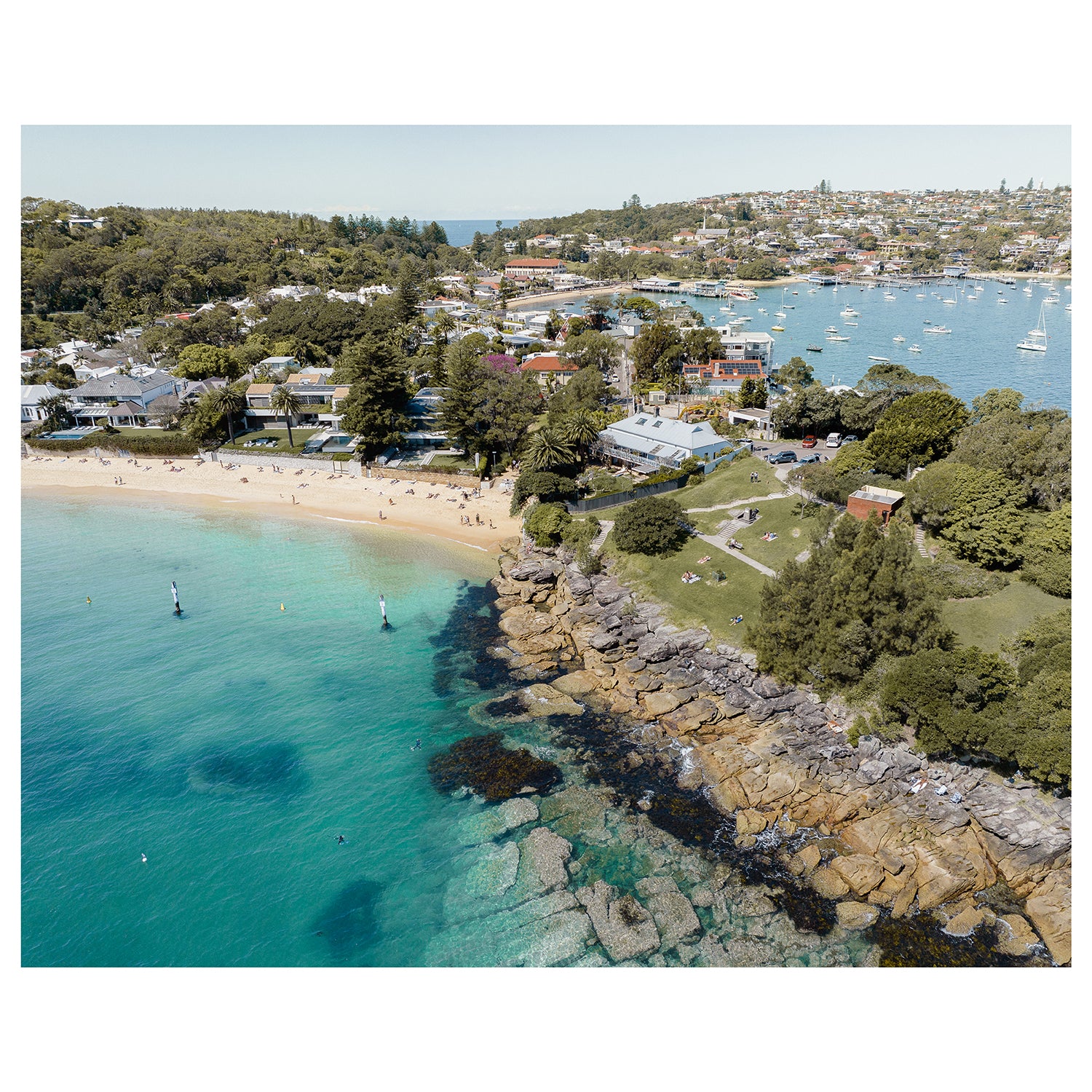 Camp Cove coastal landscape photography - unframed beach wall art for modern homes