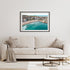 Crisp Bondi Morning Art Print-Print-Through Our Lens-Black Frame-Small-Through Our Lens