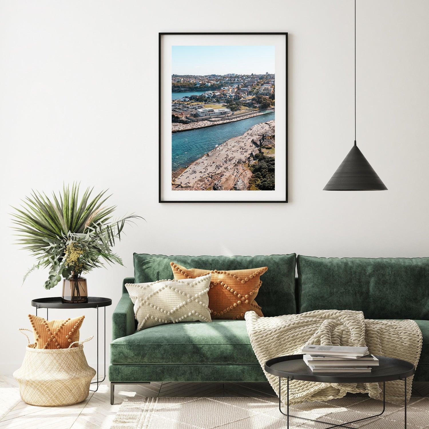 Clovelly Sun Art Print-Print-Through Our Lens-Black Frame-Small-Portrait-Through Our Lens