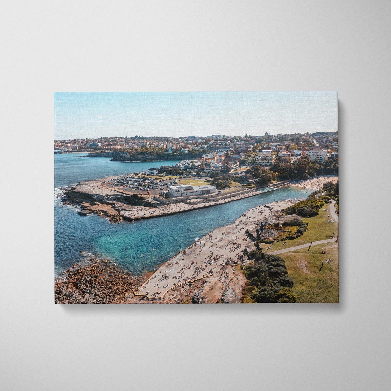 Clovelly Sun Art Print-Print-Through Our Lens-Stretched Canvas-Small-Landscape-Through Our Lens