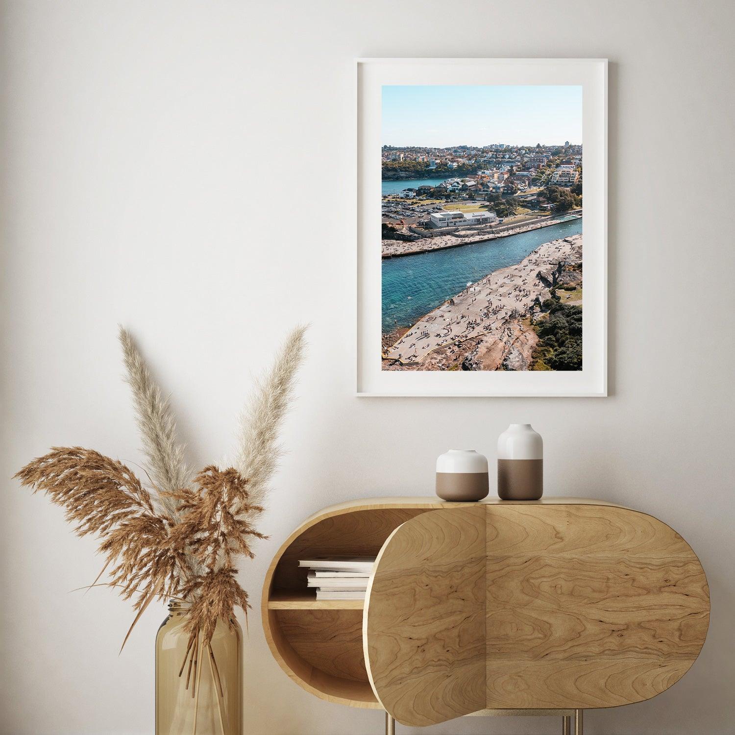 Clovelly Sun Art Print-Print-Through Our Lens-White Frame-Small-Portrait-Through Our Lens