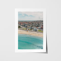 North Bondi Surf Club in a Unframed Print in Portrait by Through Our Lens