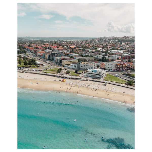 North Bondi Surf Club & Beach Art Print by Through Our Lens