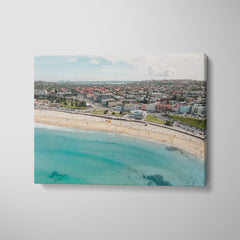North Bondi Surf Club in a Stretched Canvas Frame Landscape Art Print by Through Our Lens