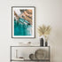 Coogee Pools Art Print-Print-Through Our Lens-Black Frame-Small-Through Our Lens