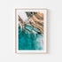 Coogee Pools Art Print-Print-Through Our Lens-Oak Frame-Small-Through Our Lens