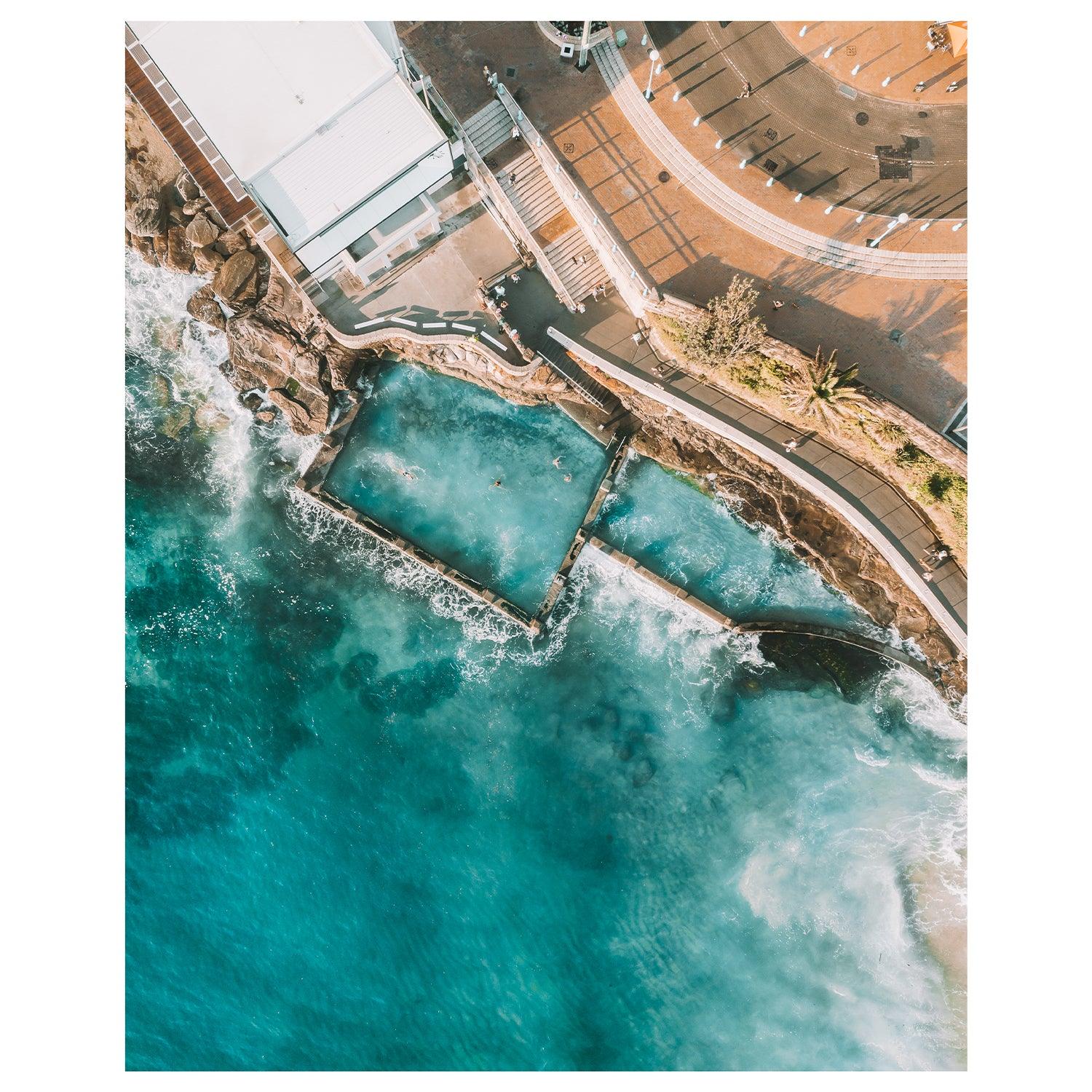 Coogee Pools Art Print-Print-Through Our Lens-Through Our Lens
