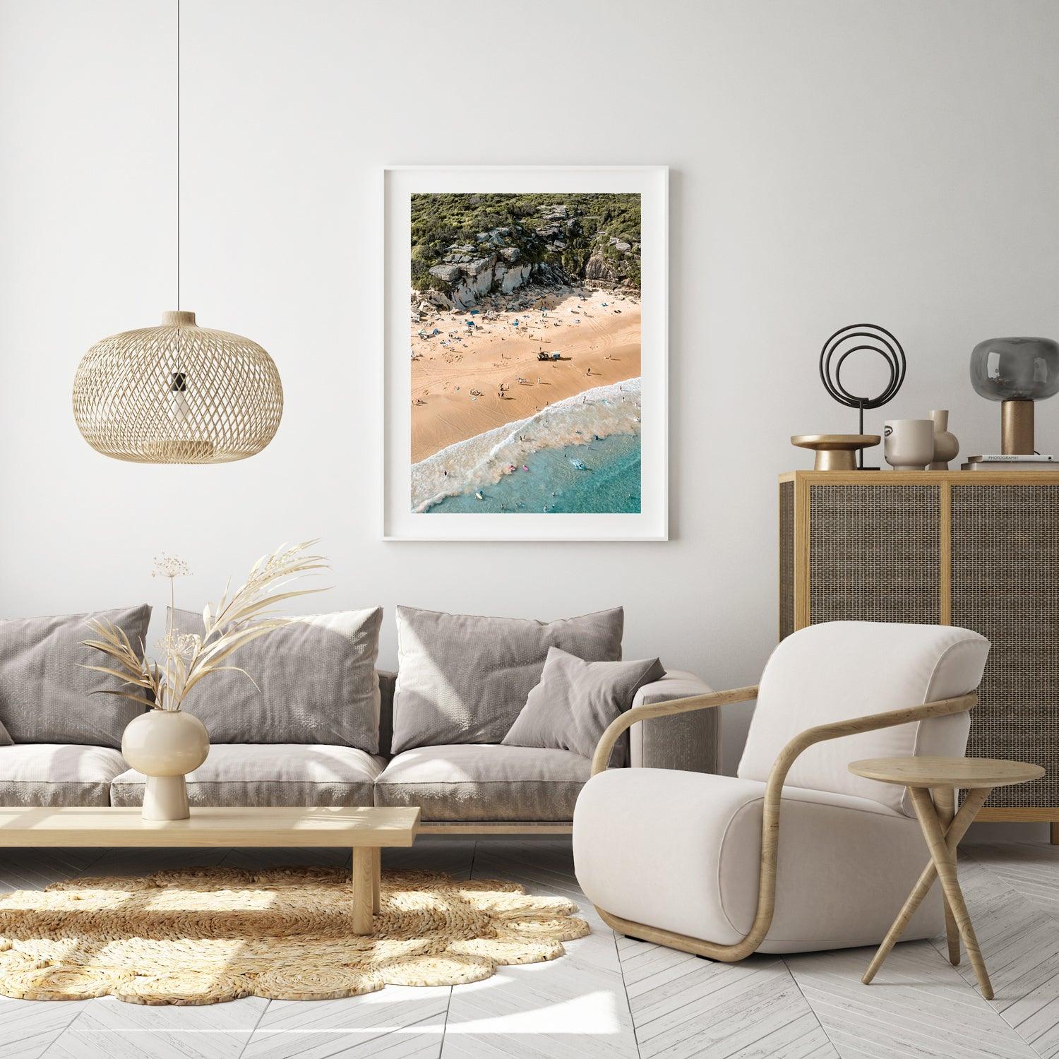 Curly Days Art Print-Print-Through Our Lens-White Frame-Small-Through Our Lens