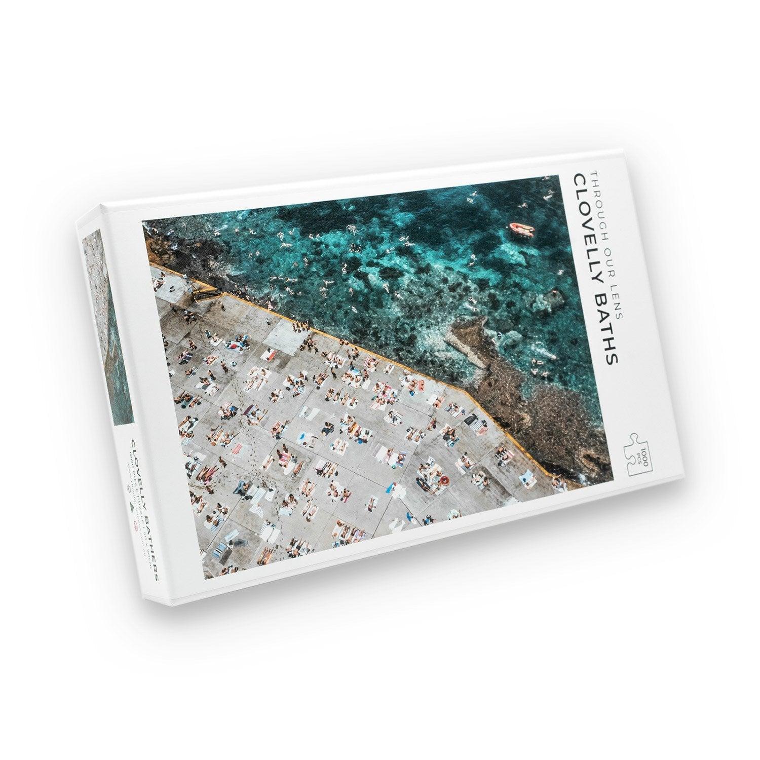 Clovelly Bathers Puzzle-500 Pieces-Through Our Lens