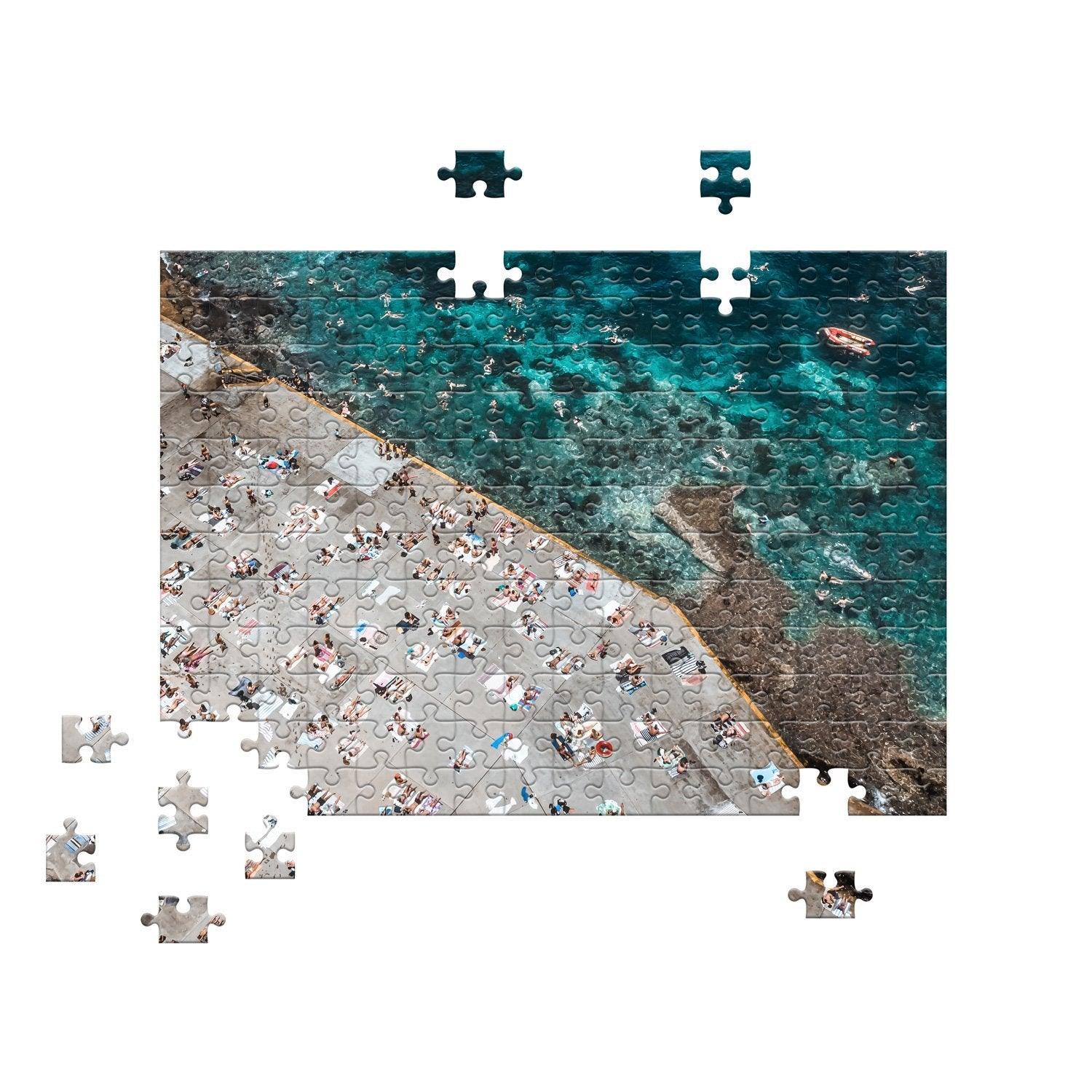 Clovelly Bathers Puzzle-500 Pieces-Through Our Lens