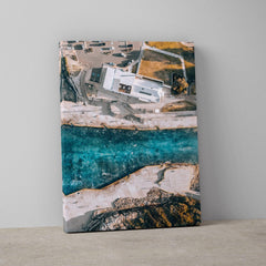 Concrete Bay Wall Art Print-Print-Small-Stretched Canvas-Through Our Lens