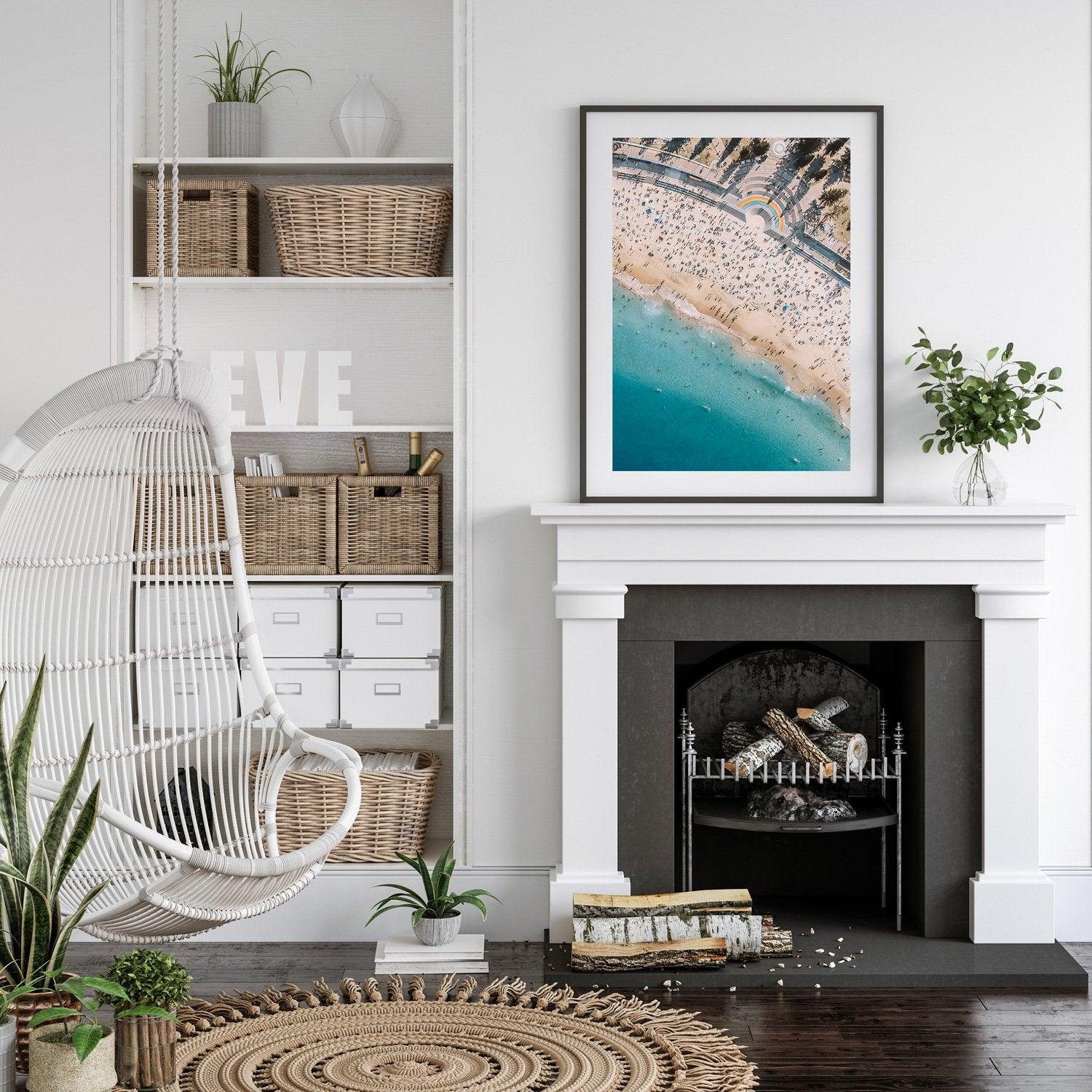 September Sun Art Print-Print-Small-Black Frame-Portrait-Through Our Lens