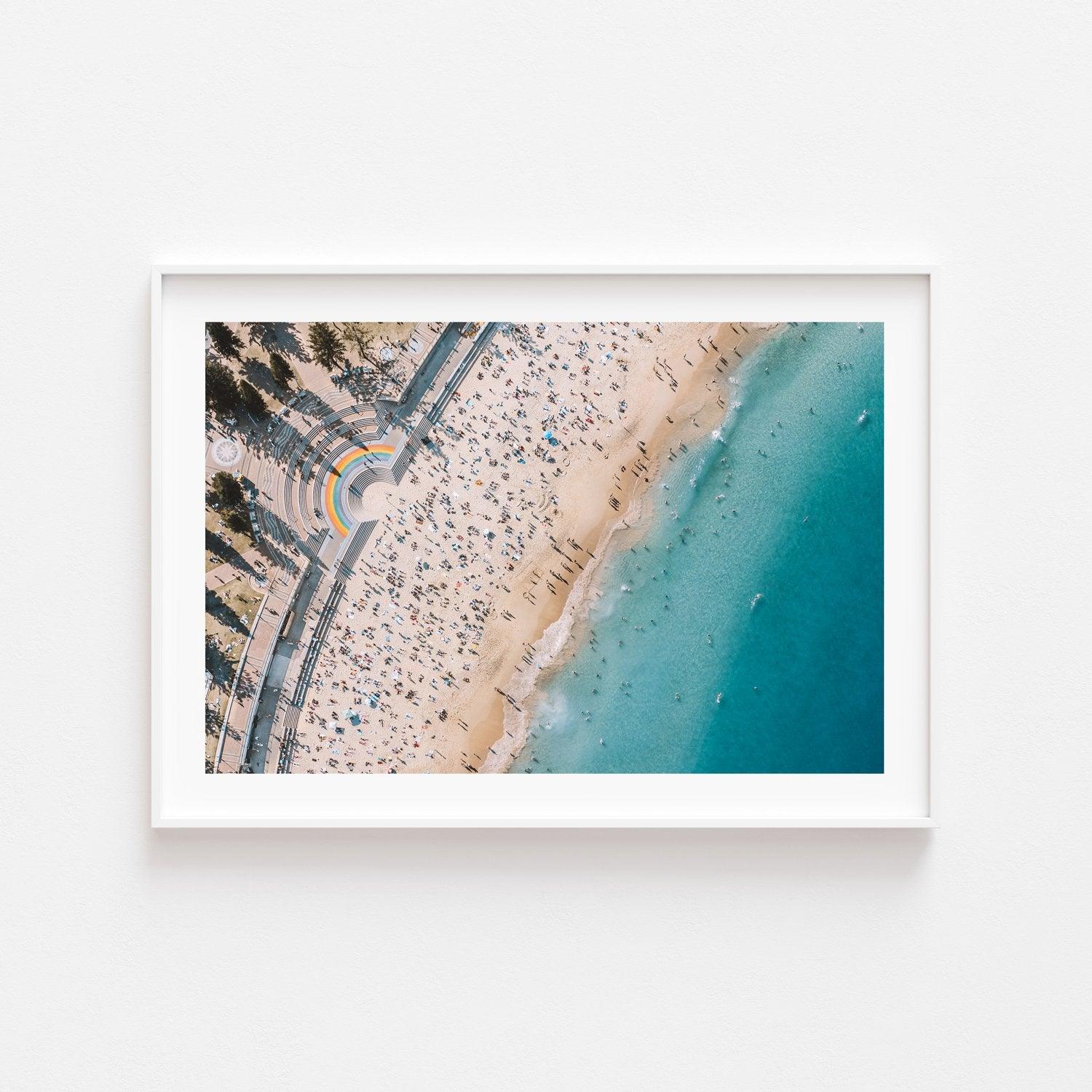 September Sun Art Print-Print-Small-White Frame-Landscape-Through Our Lens