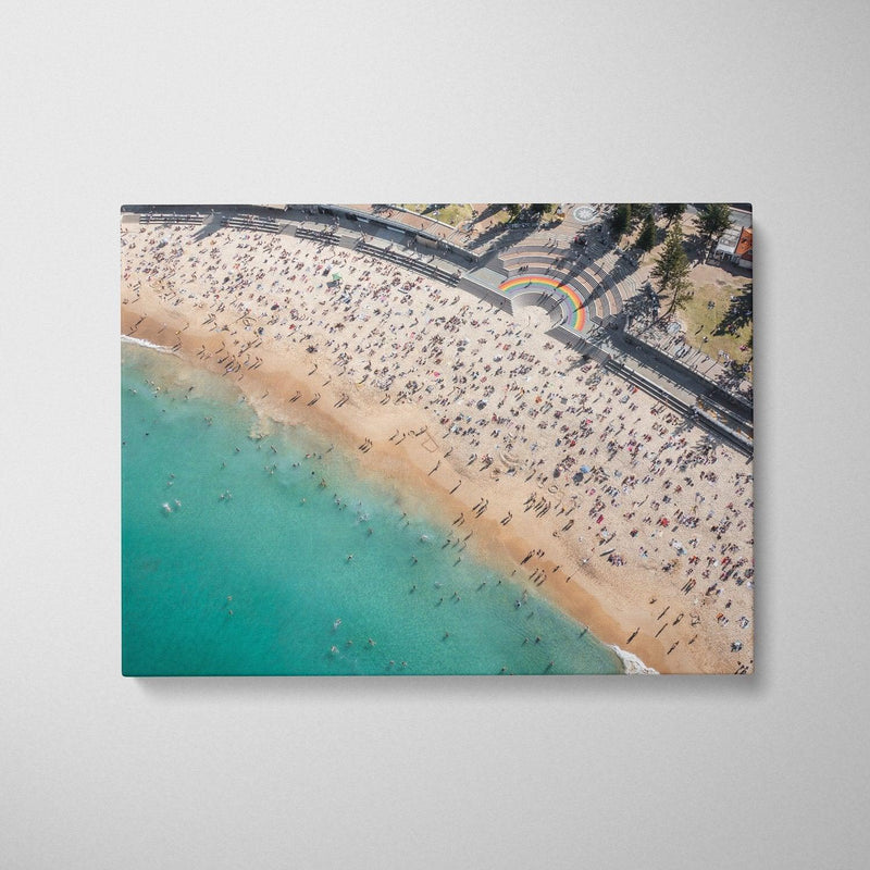 Coogee Living Art Print-Print-Small-Stretched Canvas-Landscape-Through Our Lens