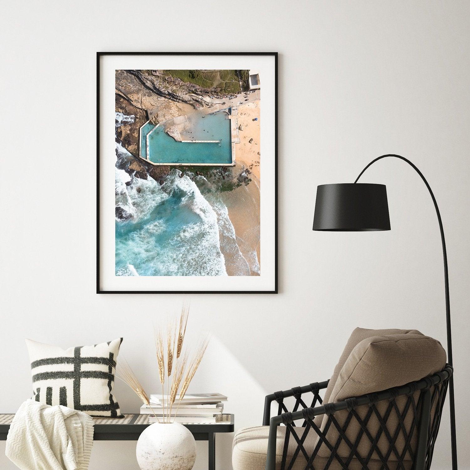 South Curly Art Print-Print-Small-Black Frame-Through Our Lens
