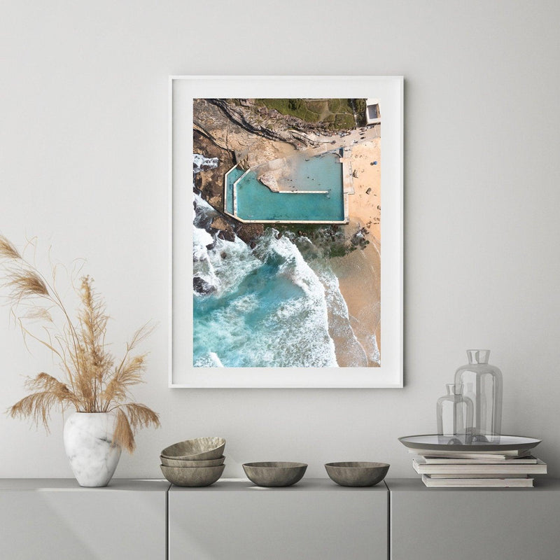 South Curly Art Print-Print-Small-White Frame-Through Our Lens