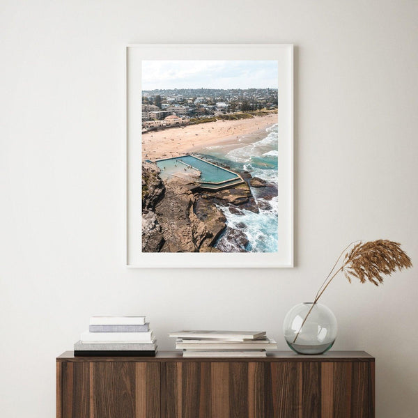 Curly Waters Art Print-Print-Small-White Frame-Through Our Lens