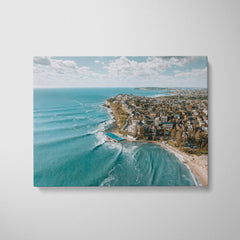 Dee Why Landscape Art Print-Print-Through Our Lens-Stretched Canvas-Small-Through Our Lens
