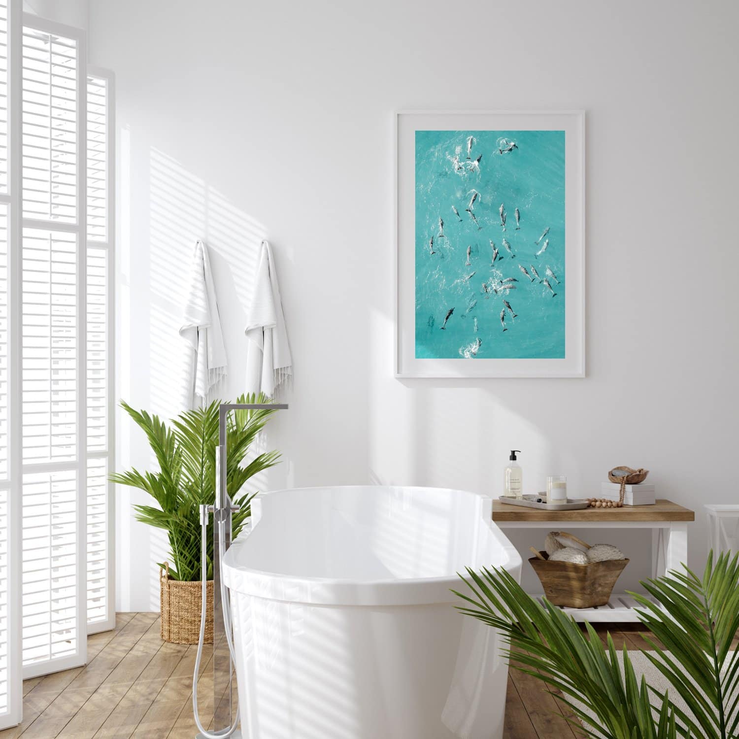 The Fleet Art Print-Print-Small-White Frame-Through Our Lens