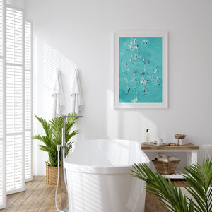 The Fleet Art Print-Print-Small-White Frame-Through Our Lens