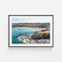 Salty Coogee Art Print-Print-Small-Black Frame-Landscape-Through Our Lens