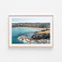 Salty Coogee Art Print-Print-Small-Oak Frame-Landscape-Through Our Lens