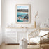Salty Coogee Art Print-Print-Small-Oak Frame-Portrait-Through Our Lens