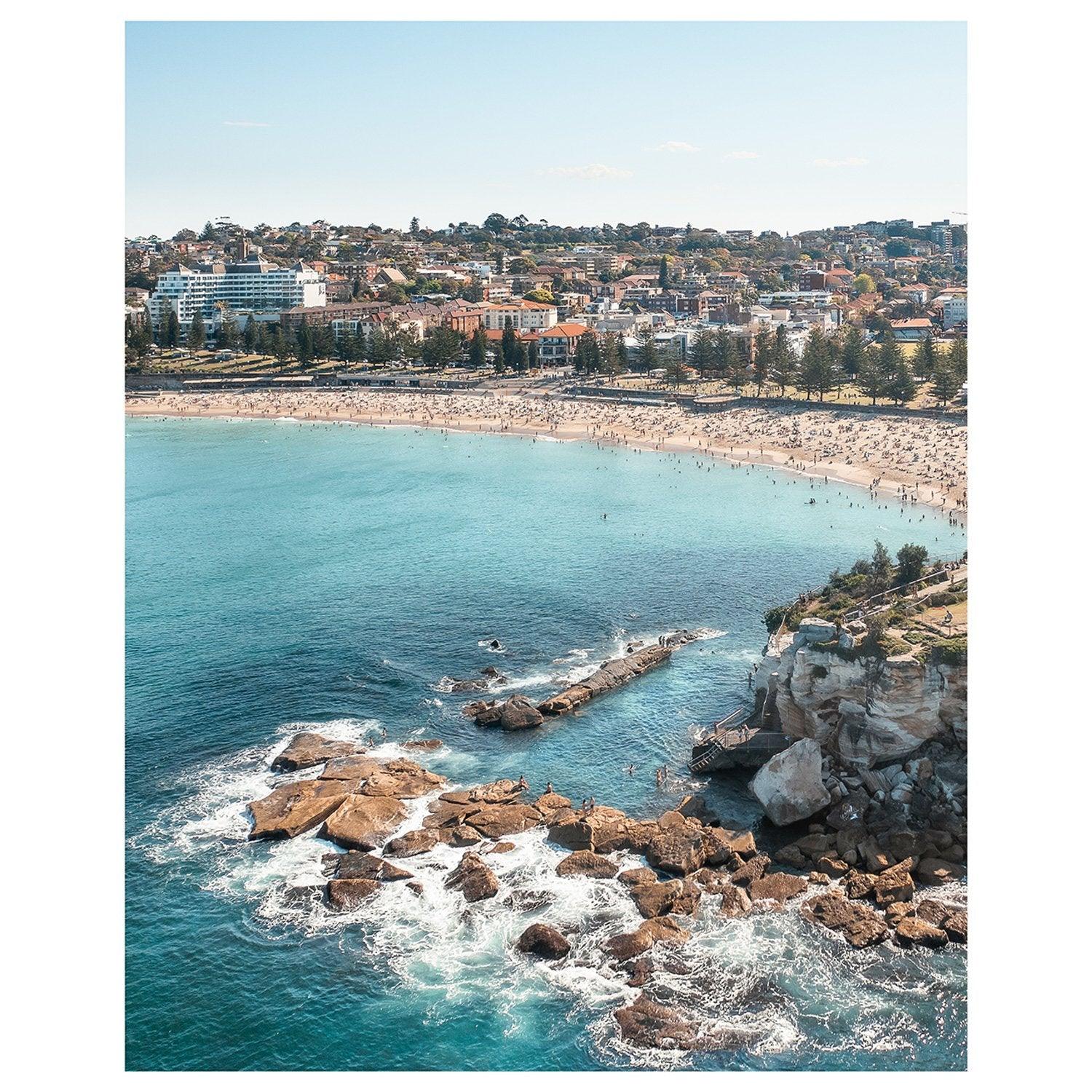 Salty Coogee Art Print-Print-Through Our Lens