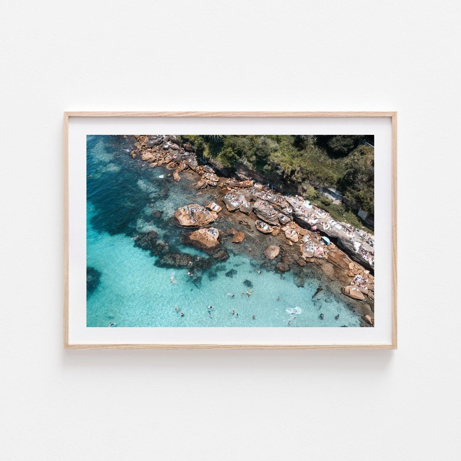 Gordons Oasis Art Print-Print-Small-Oak Frame-Landscape-Through Our Lens