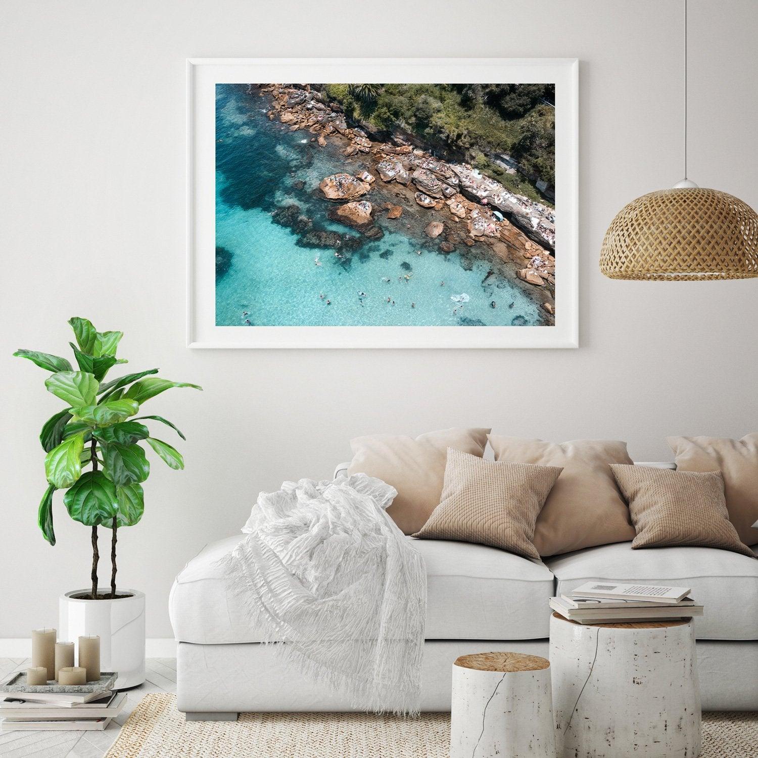 Gordons Oasis Art Print-Print-Small-White Frame-Landscape-Through Our Lens