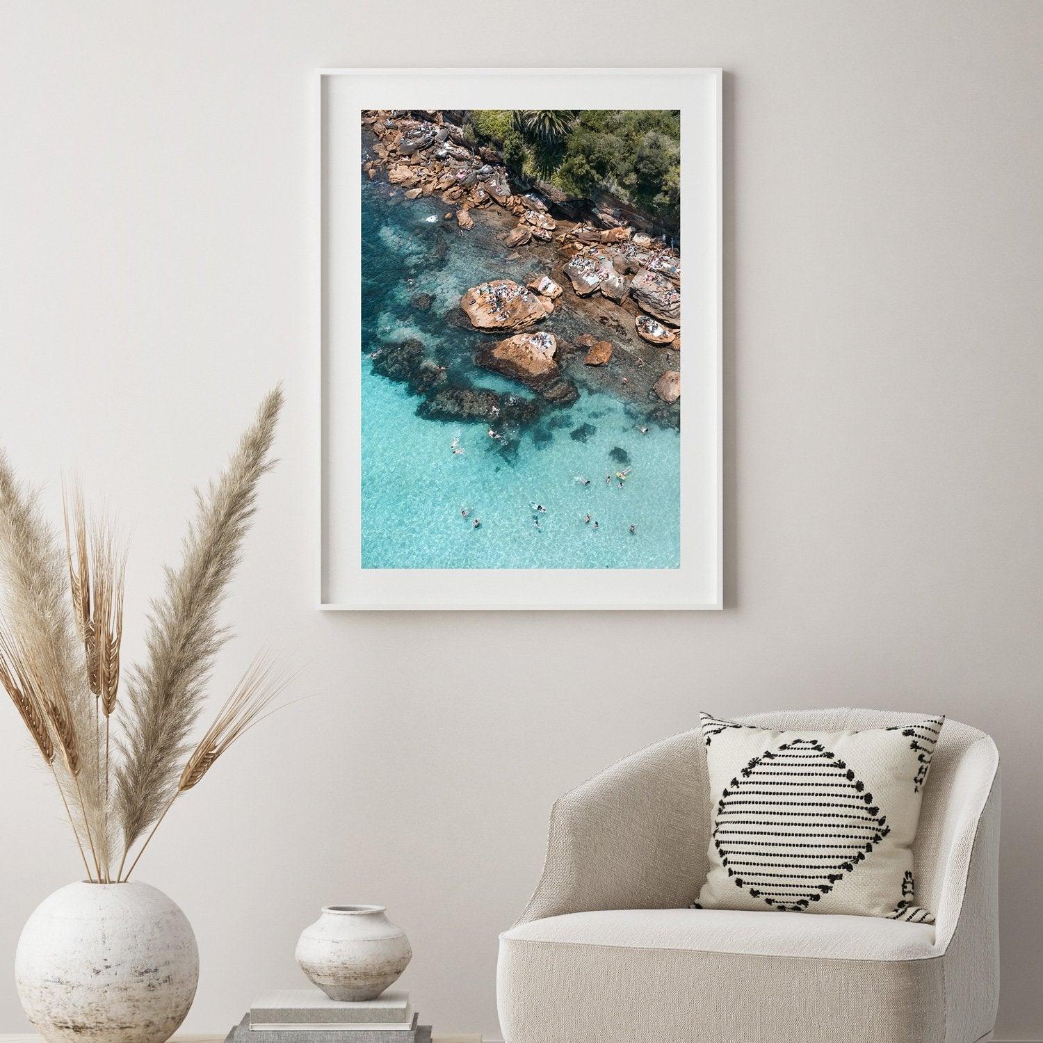 Gordons Oasis Art Print-Print-Small-White Frame-Portrait-Through Our Lens