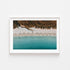 Hyams Beach tranquil seascape in white frame - Australian coastal wall art