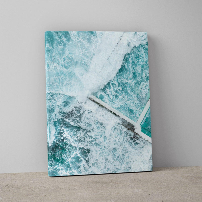 Icebergs Shake Art Print-Print-Through Our Lens-Stretched Canvas-Small-Through Our Lens