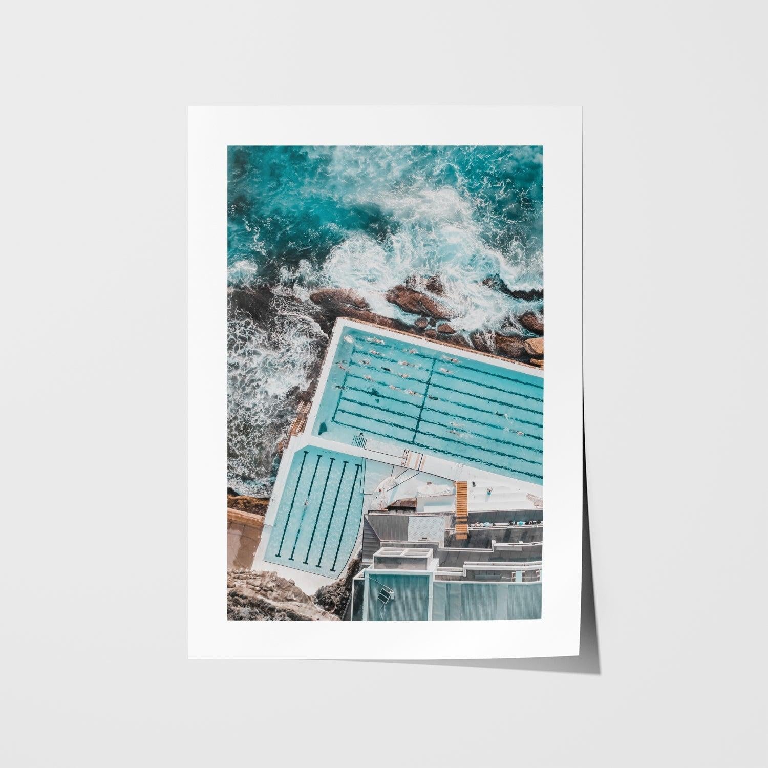 Icebergs Blues Art Print-Print-Through Our Lens-Unframed-Small-Through Our Lens