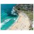 Bronte ocean pool swimmers in full swing - aerial coastal photography wall art