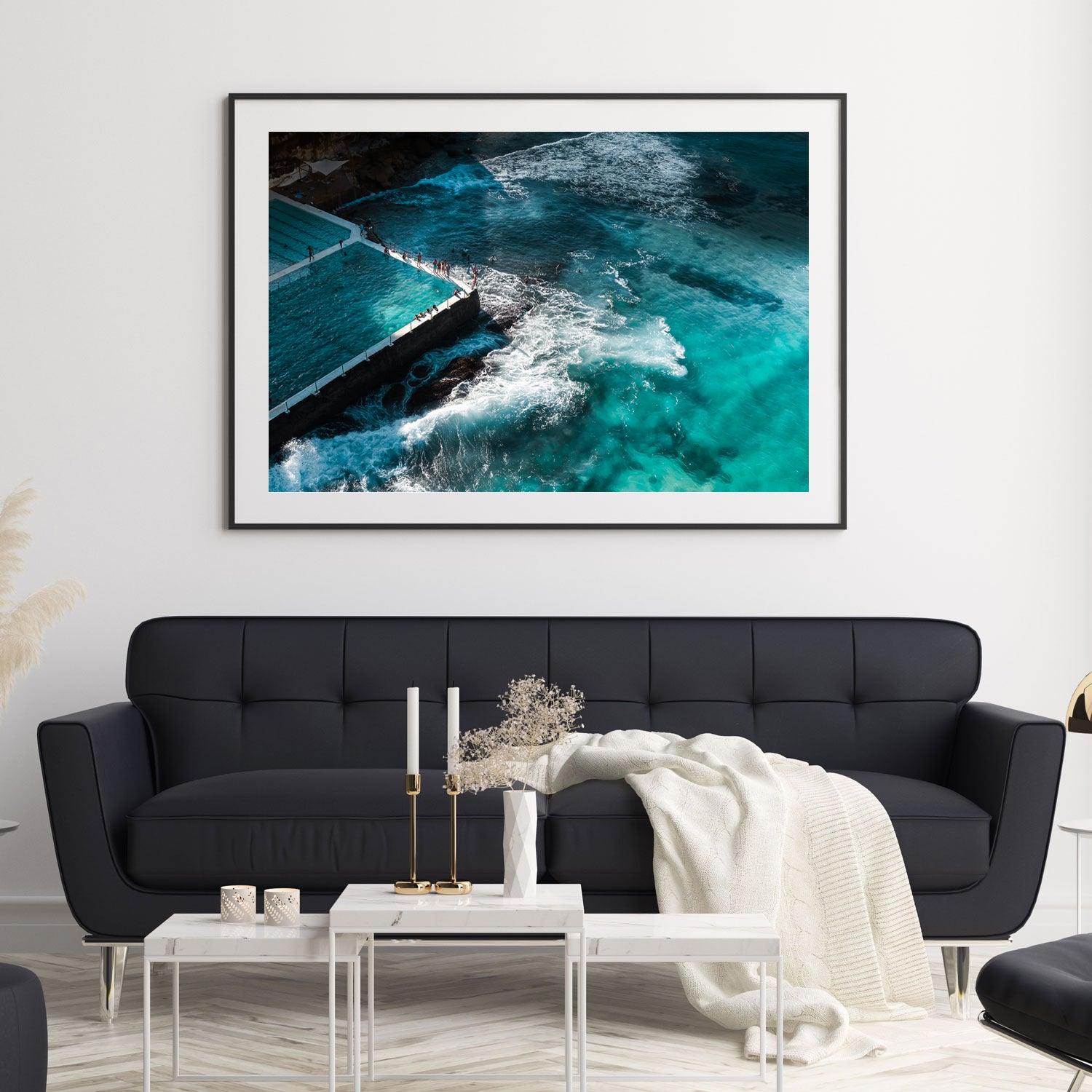 Last Light on Icebergs Art Print - Through Our Lens