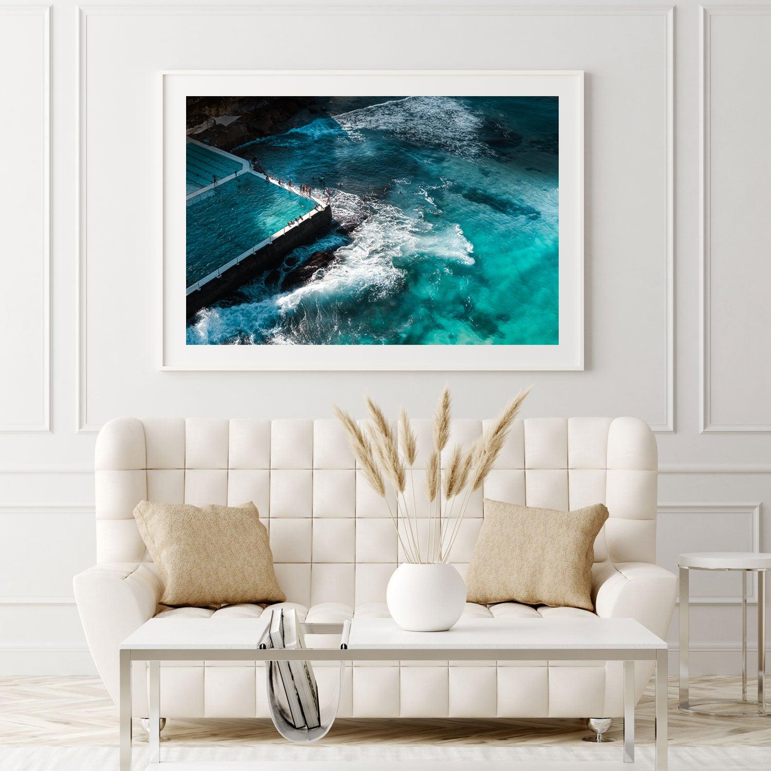 Last Light on Icebergs Art Print - Through Our Lens